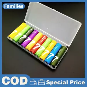 Hộp đựng pin nhựa di động Hộp đựng pin cho 10 chiếc Pin AAA