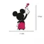 Mi Xe Dán Dễ Thương Sáng Tạo Hoạt Hình Thân Hình Dán Mickey Minnie Đèn Pha Bánh Xe Lông Mày Khối Trầy Xước Miếng Dán Trang Trí 26.3.22