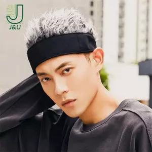 Mũ Tóc Ngắn Vui Nhộn Nam Nữ Hip Hop Beanie Tóc Giả Mũ Bóng Chày Mềm Thoáng Khí Cho Tiệc Thể Thao Ngoài Trời Mũ Toupee