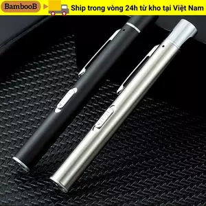 Đèn pin điều dưỡng BAMBOOB USB di động có thể sạc lại Kẹp thép không gỉ Đèn pin LED