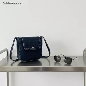 # HB # Túi xách Denim dành cho nữ Ví đeo vai đeo chéo hợp thời trang Vải mềm cho trường học Dailymuting.