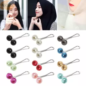 NKSFX 12 Chiếc Trâm Cài Khăn Hồi Giáo Thời Trang Cố Định Hijab Kẹp