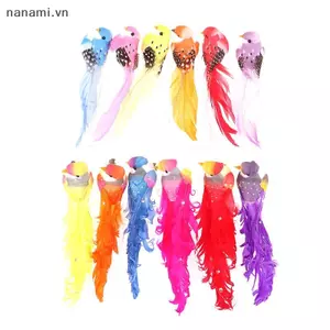 Chim nhân tạo ngẫu nhiên Động vật xốp giả Mô phỏng lông chim Đồ trang trí DIY Đám cưới Trang trí sân vườn tại nhà [VN]