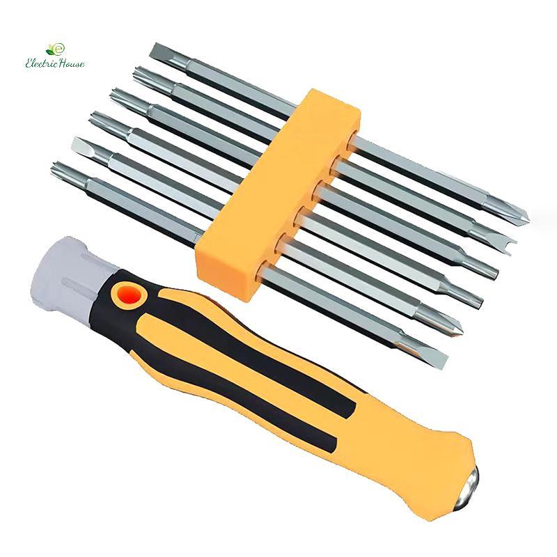 [Nhà điện] Bộ tuốc nơ vít Phillips 12 trong 1 đa chức năng Dụng cụ bảo trì cầm tay chính xác Tua vít hình chữ thập mới
