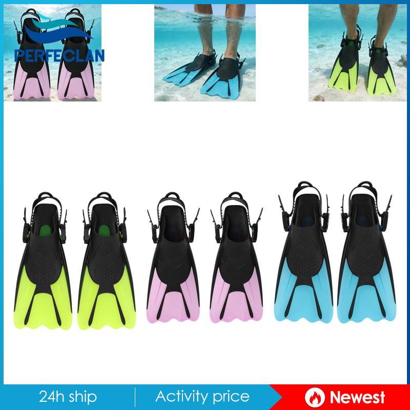 Mở Gót Chân Flippers Silicon Bơi Vây Ngắn Vây Flippers Thoải Mái Lặn Vây Cho Bơi Người Lớn Và Trẻ Em