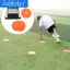 10x Bút Đánh Dấu Nón Phẳng Có Túi Bảo Quản Đa Năng Sân Khấu Đĩa Phẳng Cho Bóng Đá Thể Thao Thiết Bị Tập Luyện