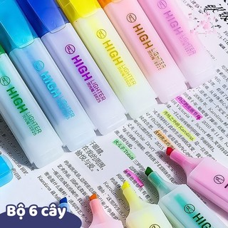 Bút Đánh Dấu Cute Mini Học Sinh, Bút Nhớ Nhiều Màu Màu Sắc Tươi Sáng Dụng Cụ Học Tập