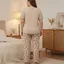 Phụ Nữ Nơ In Hình Ngắn Tay Quần Dài Loungewear Bộ Plus Kích Thước Cho Nghỉ Trong Nhà Và Thường Ngày Giải Trí Thời Trang