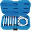 DONOVANQQ 7 Cái / bộ Cờ lê chảy máu phanh, Cờ lê 12 điểm 7 đến 12mm Cờ lê chảy máu phanh, Ổ cắm chuyển đổi dây phanh Van kiểm tra một chiều Sửa chữa đường phanh