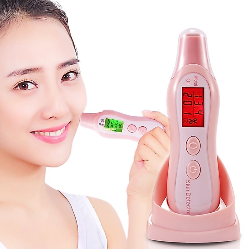 Máy Kiểm Tra Độ Ẩm Da Mặt Màn Hình LCD Chất Lượng Cao