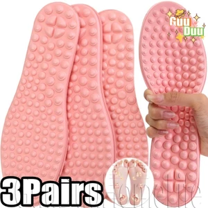 Đế Massage bấm huyệt 5D - Độ đàn hồi cao, thoáng khí - Miếng đệm giày thể thao thông thường - Đệm hấp thụ sốc PU - để giảm mỏi chân / Giao hàng miễn phí