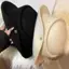 JULYHOT Pháp Hepburn Phong Cách Thanh Lịch Bla Top Hat Nữ Thu Đông Cán Cạnh Len Mũ Thời Trang Người Cá Mũ Massivedeals