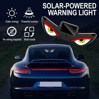 Năng Lượng Mặt Trời Demon 's Eye Car Năng Động Mắt Đèn LED Nhấp Nháy Di Chuyển Mắt Đèn Ô Tô Không Cần Dây