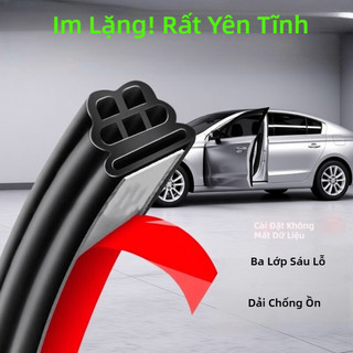 SEAMETAL Ron Cao Su Niêm Phong Cửa Xe Ô Tô Hạn Chế Bụi Bẩn Giảm Tiếng Ồn Dễ Gắn