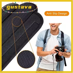 Miếng đệm dây đeo vai GUSTAVA, Đệm dây đeo túi đựng máy tính xách tay chống trượt thoáng khí, Phụ kiện túi đeo vai thay thế đa năng có thể tháo rời