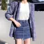 Váy Denim lưng cao không đều phong cách Hàn Quốc mùa hè Váy ôm sát hơn Váy hông chữ A