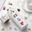 HT3 50 Cái / bộ Giáng Sinh Dán Ông Già Noel Nai Sừng Tấm Graffiti Hành Lý Ván Trượt Chống Thấm Nước Trang Trí TH3