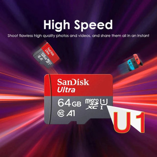 Thẻ nhớ Sandisk Ultra Micro SD SDXC 1TB-16GB MicroSD kèm adapter cho camera CCTV