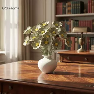 GCDHome 6 / 8 / 10 Chiếc Gốm Nhân Tạo Hoa Quên-me-not Hoa Không Bao Giờ Phai Màu Hoa Trang Trí Nhà Mang Lại Vẻ Đẹp Và Hy Vọng HOT