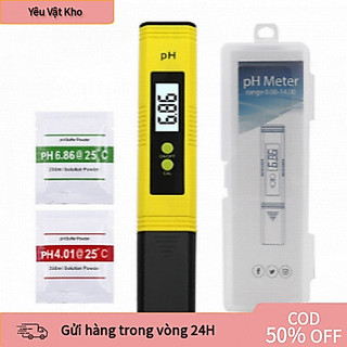 【COD】Bút Đo pH Cho Nước Hồ Cá – Dụng Cụ Đo Axit, Kiểm Tra pH & Nhiệt Độ, Hiển Thị LCD