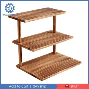 3 Tầng Cupcake Đứng Mộc Mạc Gỗ Món Tráng Miệng Hiển Thị Để Bàn Đa Năng Giá Đỡ Khay Cho Tiệc Sinh Nhật Nhà Bếp Buffet