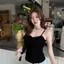 Mùa hè 2026 Kích thước lớn Pure Desire Camisole Nơ Thắt lưng đẹp Không tay Top Fat mm Cover Flesh Slimer Look Inner Wear Outer Wear Áo sơ mi đáy