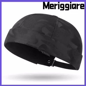 Mũ beanie MERIGGIARE, Mũ Docker dưa có thể điều chỉnh, Mũ thủy thủ không vành khô nhanh thoáng khí