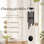 Chuông gió thiền chất lượng, Thiết Kế Ống Nhôm Cổ Điển 32 Inch, Treo Hành Lang, Trang Trí Phòng