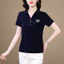 Áo sơ mi Polo ngắn tay đa năng thời trang giản dị mùa hè dành cho nữ Áo sơ mi Polo mềm mại và thoải mái