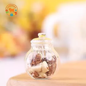 CANAMEK 1: 12 Nhà Búp Bê Thu Nhỏ Chai Thủy Tinh Tròn Kẹo Bình Mini Mẫu CSF
