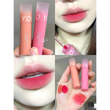 Tóc thẳng thương hiệu!INTO YOU Gel Mist Lip Gloss C01 / 02 / 07 / 08 Màu số Son môi Sản phẩm chính hãng vào bạn