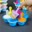 7 Lỗ DIY Kem Pops Khuôn Silicon Kem Bóng Máy Làm Bánh Popsicles Khuôn Trái Cây Cho Bé Lắc Tại Nhà Phụ Kiện Nhà Bếp Dụng Cụ VN