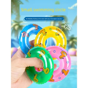 Không Nhập Nước Mini Vòng Bơi Nhỏ Cho Bé Tắm Chơi Đồ Chơi Nước Cao Su Mềm Vịt Trẻ Em Chơi Đồ Chơi Nước