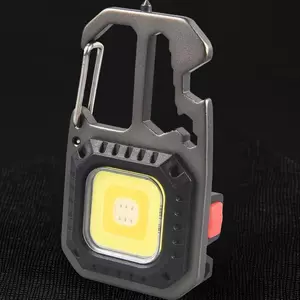 Đèn LED Mini siêu nhỏ phát sáng Đèn pin nhỏ Móc khóa Ánh sáng mạnh Đèn pin di động siêu nhẹ Đa chức năng