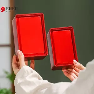 Hộp thiếc rỗng Hộp đựng trà Hộp vuông chung Dahongpao Trà xanh Hộp đựng trà rời VN