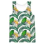 Hawaii Nhiệt Đới Cây Lá In Hình Bình Cho Nam, Hàng Ngày Đi Biển Dạo Phố Ngộ nghĩnh Vest, Mềm Mại