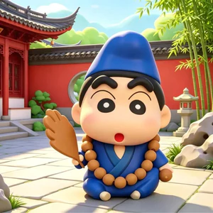 Spike Price Crayon Shin-Chan Jigong Làm Bằng Tay Phong Cách Trung Hoa Sáng Tạo 3D In Đồ Trang Trí Hợp Thời Trang Chơi Máy Tính Để Bàn Bộ Sưu Tập Quà Tặng