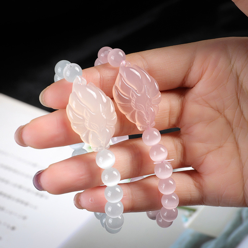 Vòng tay cáo mắt mèo dành cho nữ Trang sức bảo vệ cáo chín cánh quyến rũ may mắn