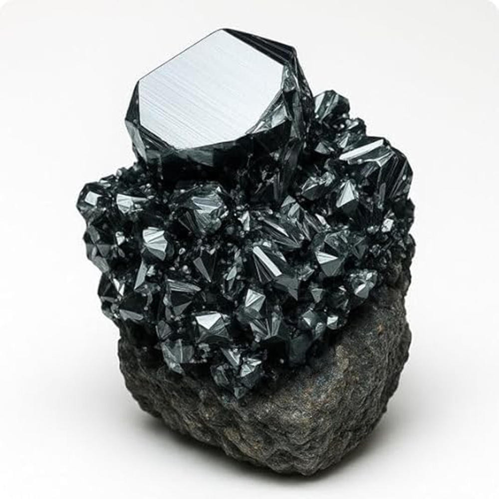Hemys Hematite Vòng tay nam, Hỗ trợ tự nhiên T-Levels, Khôi phục sự tự tin, tăng cường tinh thần rõ ràng & Tập trung