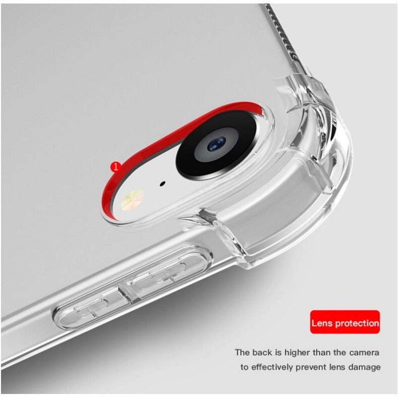 Dành cho Xiaomi MiPad 5 / MiPad 5pro / MiPad 6 / MiPad 6Pro 11inch Vỏ TPU trong suốt chống sốc có nhãn dán DIY