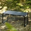 Bàn thiết bị ngoài trời ICUCKO, Bàn gấp 104 * 48 * 45cm đa chức năng, Bàn cắm trại di động màu đen