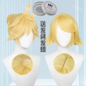 Dự án Pjsk SEKAI PHONG CÁCH MÀU SẮC! Kỳ tích. Hatsune Miku Vivid BAD SQUAD Kagamine Rin Kagamine Len Tongren Tóc Giả Anime Mô Phỏng Da Đầu Cos