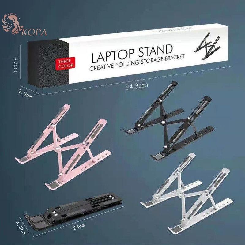 KOPA 8 Gear Có Thể Gập Lại Giá Đỡ Laptop Di Động Máy Tính Xách Tay Hỗ Trợ Đế Có Thể Điều Chỉnh Nâng Giá Đỡ Làm Mát Phụ Kiện Laptop VN