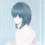 Puella Magi Madoka Magica Miki Sayaka Ánh Sáng Xanh Phong Cách Tóc Ngắn Cos Tóc Giả Ngọt Ngào