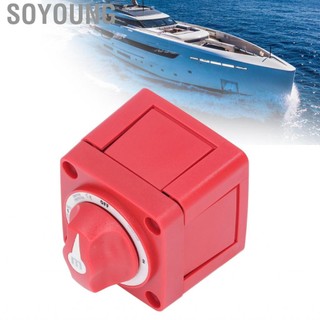 Soyoung Acouto Boat Pin Ngắt kết nối Công tắc 300A Marine 360 ​​° Xoay 4 Vị trí Giết Selector IP66 cho Yachts RVs Cars đã sửa đổi ô tô