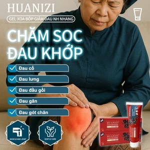 Kem massage giảm đau khớp HUANIZI, kem làm dịu cơ nhanh, thích hợp cho việc phục hồi đầu gối, thắt lưng, cổ, tay và chân