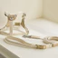 Bộ mặt sau ngực mềm mại bằng da dễ thương Hàn Quốc Teddy Bichon Dog Cat Dog Outing Leash