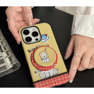 Bánh Mì Puppy Họa Tiết 17pro Ốp điện thoại Thích Hợp Cho iPhone 11 12promax 12 13 14 15 Pro Max Ốp điện thoại 14promax 15pro 16 Pro Max 17 17promax Vỏ