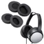 1 Cặp Miếng Lót Tai Thay Thế Cho MDR-XD200 XD150 RF985R 970R 960R 925R Tai Nghe Đệm Tai Mềm Memory Foam