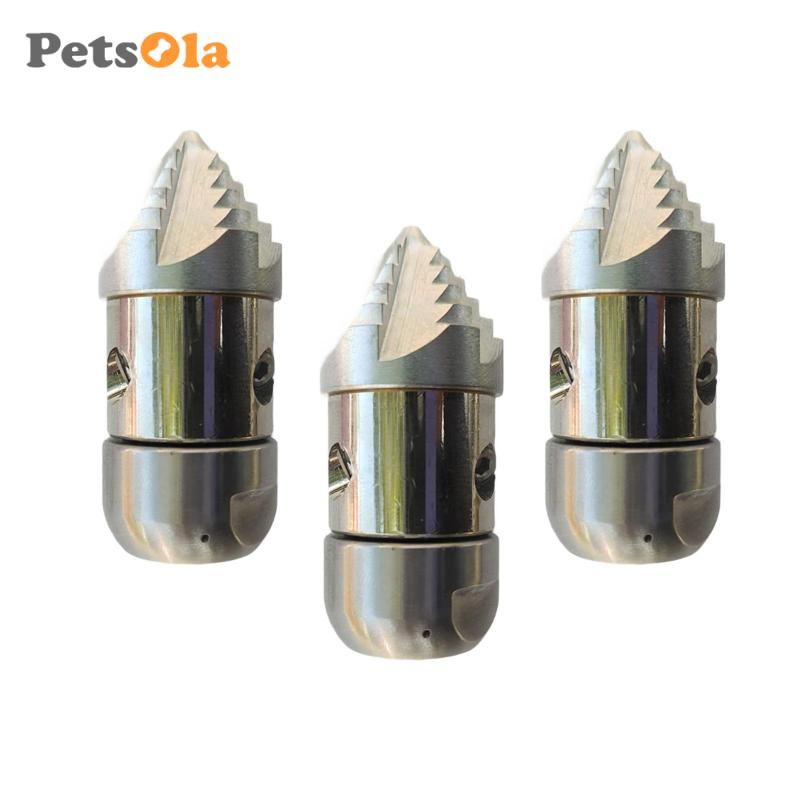 3 / 8 NPT cống thoát nước Jetter Vòi phun xoay Đường ống nạo vét Vòi phun đa năng